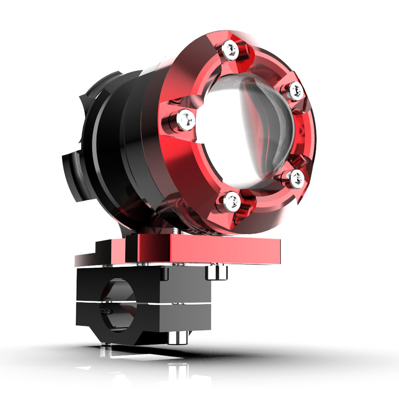 Motorcycle modified CNC headlight accessories WISP — foto 2