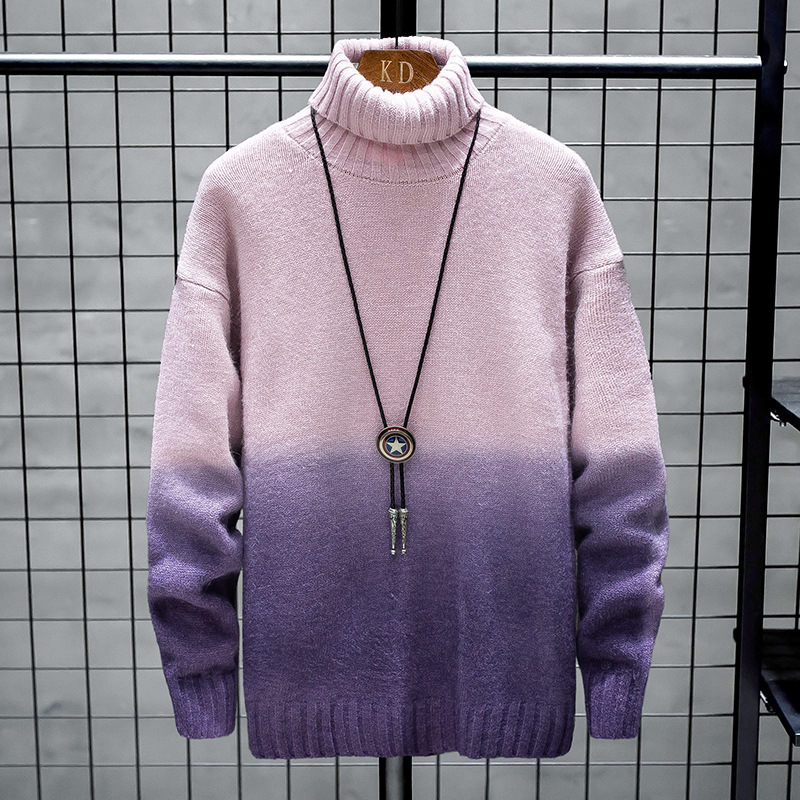 Title 5, Knit Sweater Color Matching Korean Men