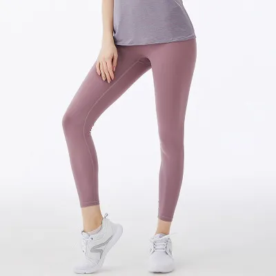 Hip Lifting High Waist Fitness Trousers And Tight Yoga Pants Pink - Shop at LoveMi