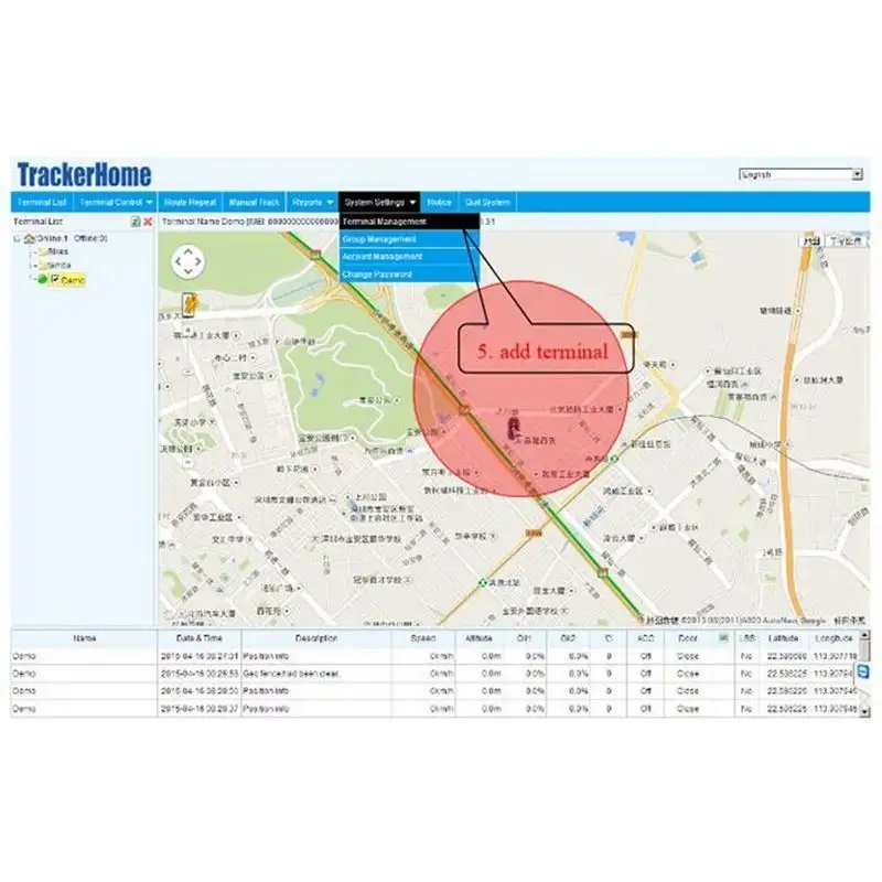 TK303G Personal Locator Vehicle Car Anti-theft Alarm