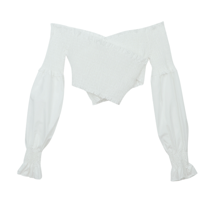 New Western Style All-Match Cross Shirt Women