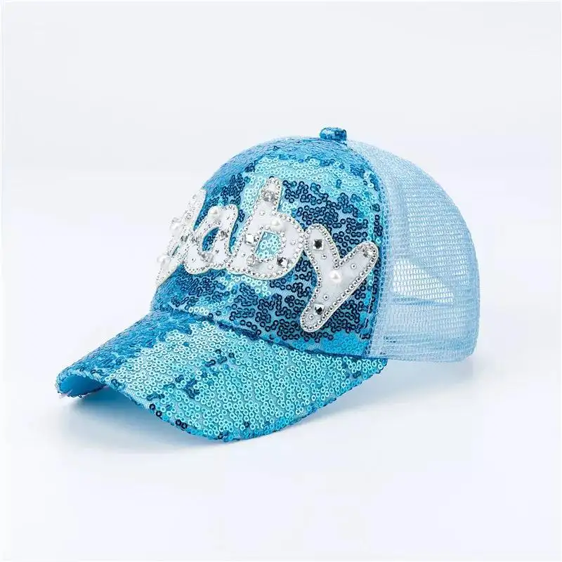 Men's and Women's Caps Hats Sequins Sunscreen Baseball