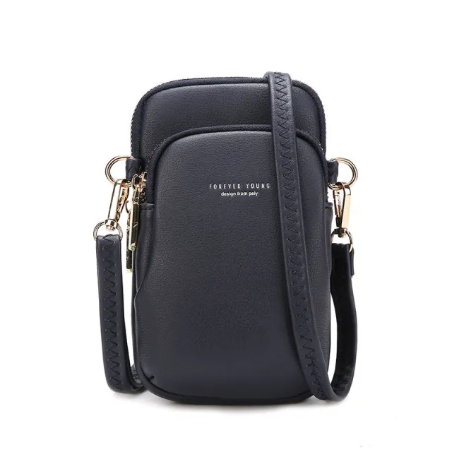 Japanese And Korean Ladies Multifunctional Zipper Coin Purse Blue - Shop at LoveMi