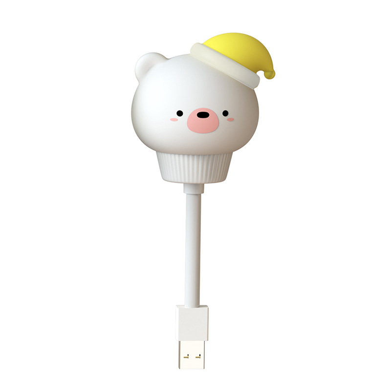 Title 3, USB Cartoon lampka nocna do sypialni przy łóżku...