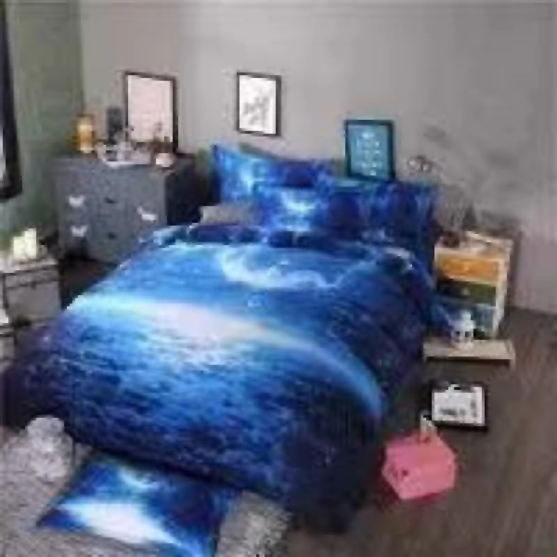 3D Print Bed Sheets Set Duvet Quilt Cover Sets