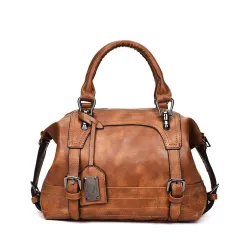 Fashion Retro One-shoulder Fashion All-match Pillow Bag - Brown - View 1