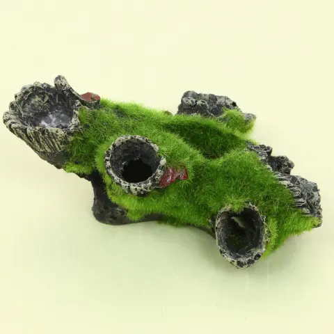 Fish Tank Decoration Imitation Moss Tree Root Shrimp Pot