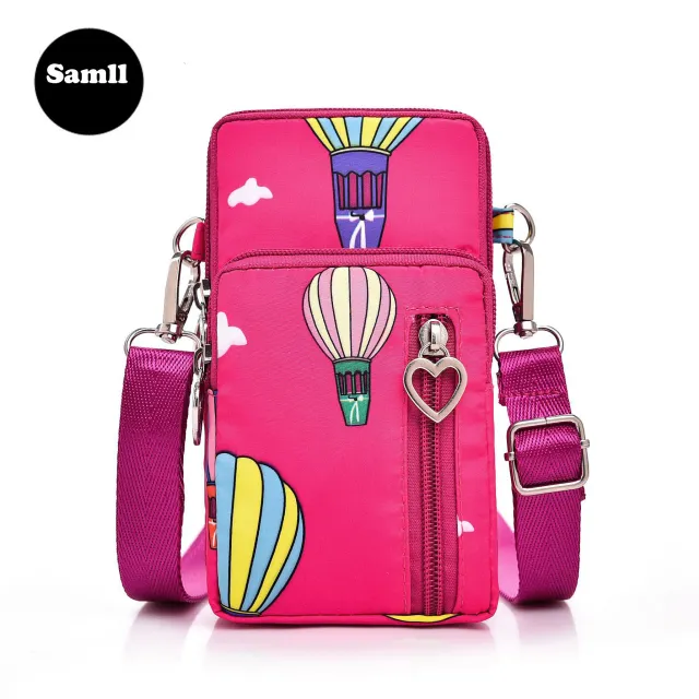 Mini Change Hanging Neck And Shoulder Phone Bag Red - Shop at LoveMi