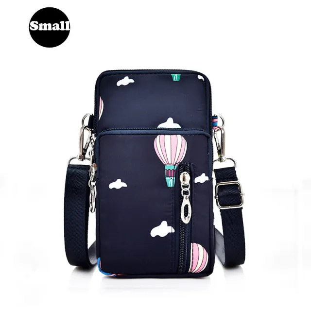 Mini Change Hanging Neck And Shoulder Phone Bag Blue - Shop at LoveMi