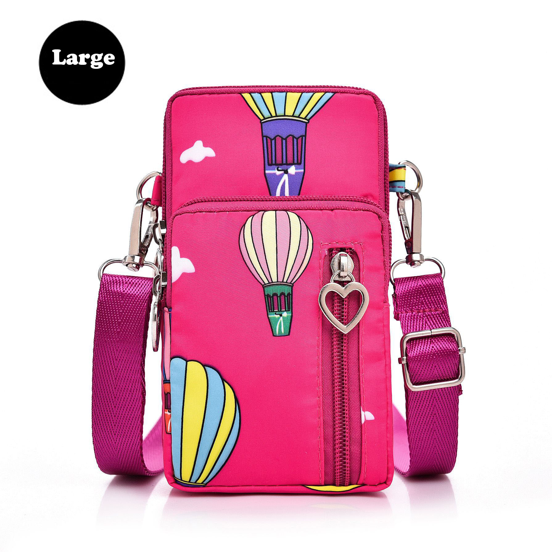 حقيبة هاتف صغيرة بتصميم معلق للرقبة والكتف