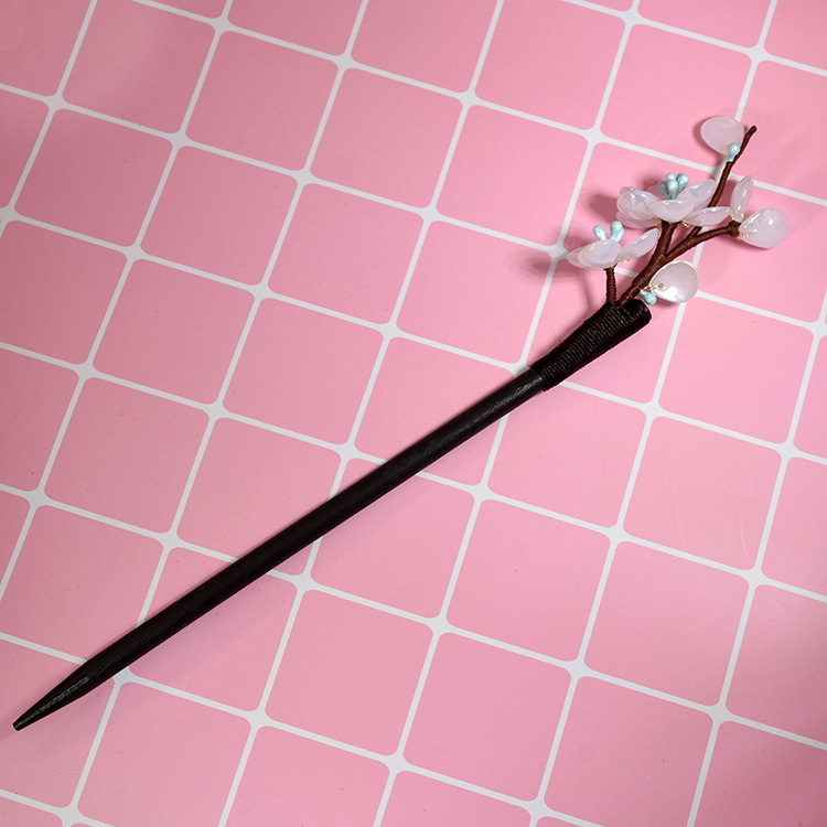 Net Red Hanfu Accessories Costume Pan Hair Headdress Super Fairy Handmade Plum Hairpin