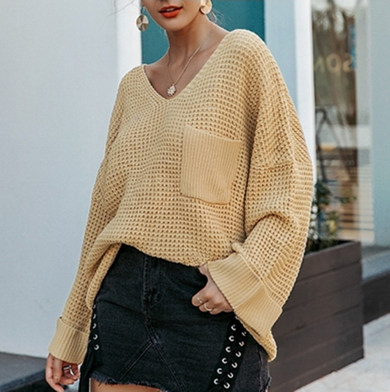 Title 3, Loose Autumn Soft Casual Knitted Sweater