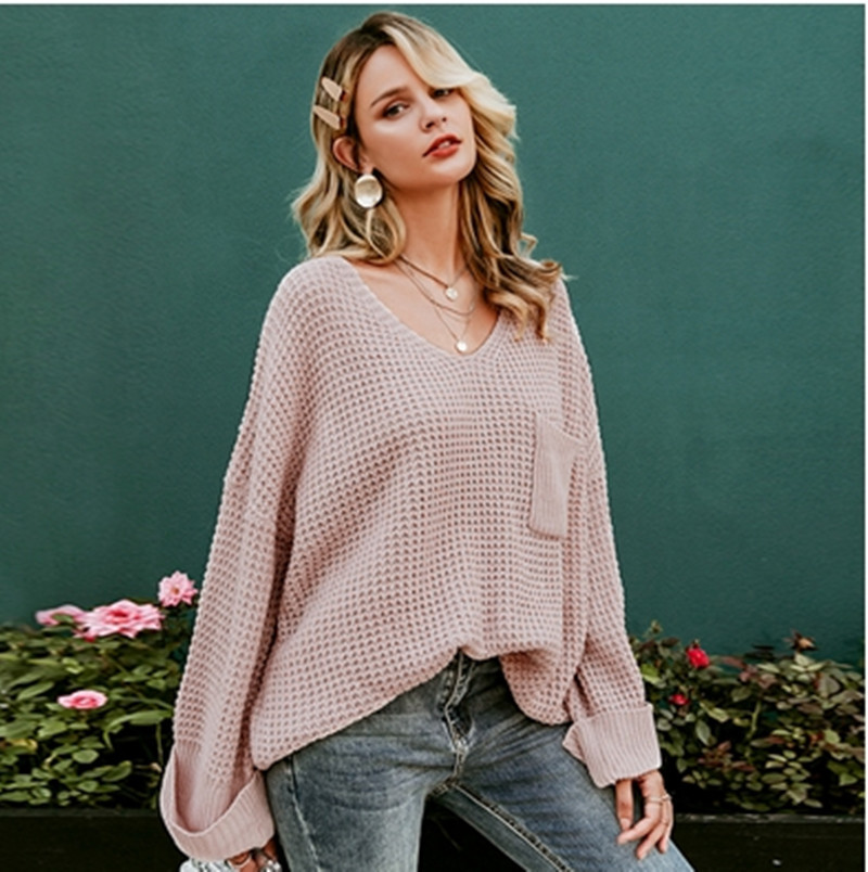 Title 4, Loose Autumn Soft Casual Knitted Sweater