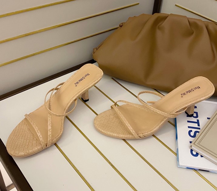 Summer New Style Korean Stiletto Sandals Slippers