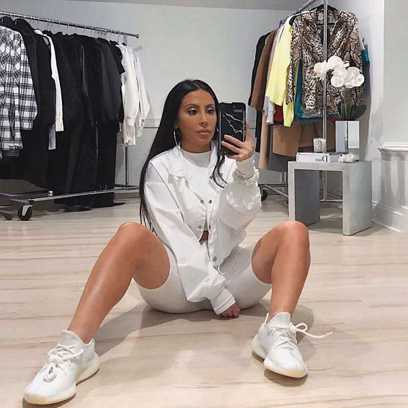 Hot Summer New Style Women's Solid Color Tight Sports Short Suit