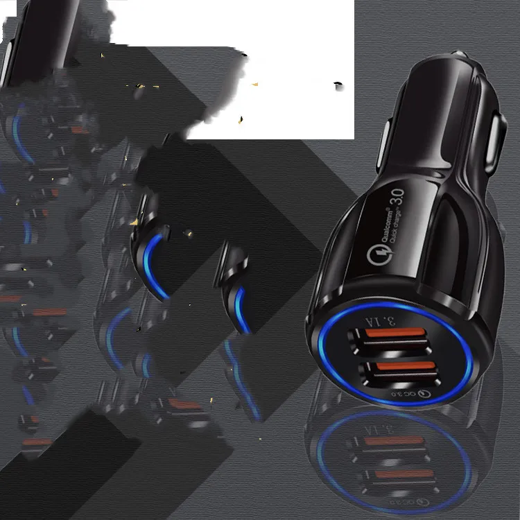 Car Charger 6.0A Light Usb Car Charger Fast Charge Mobile Phone Charging Car – image 2