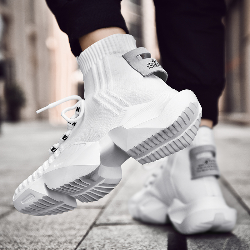Casual High-Top Shoes Net Red Socks Trendy Shoes Old Shoes