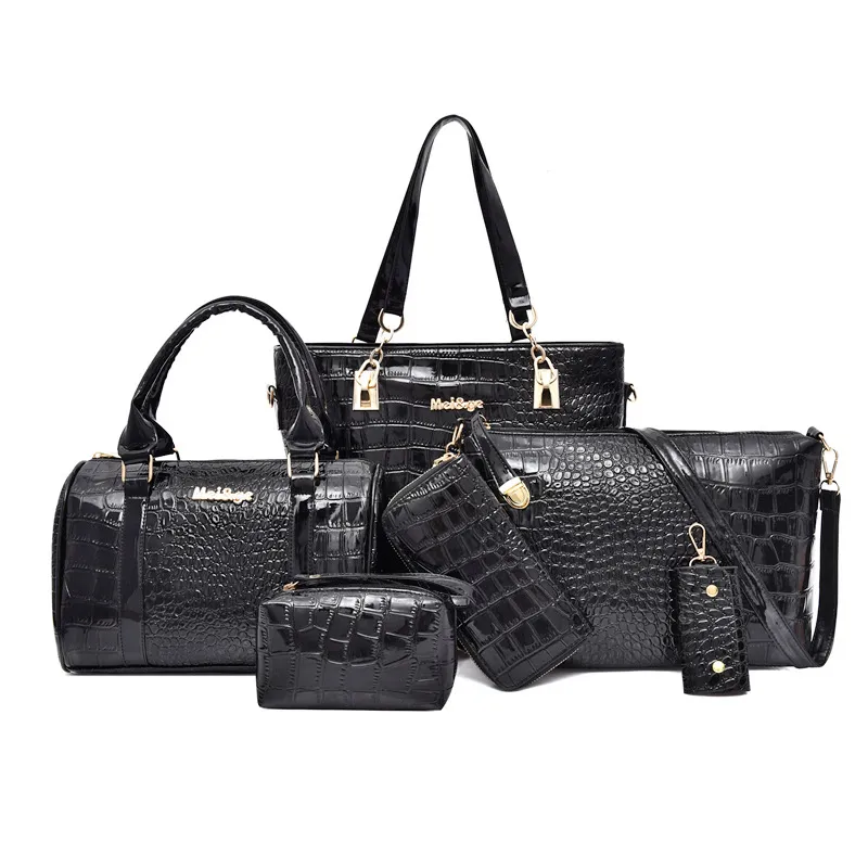 Single Shoulder Messenger Bag European And American Fashion Ladies Handbag - Black