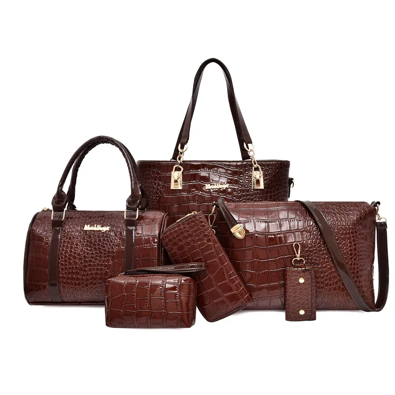 Single Shoulder Messenger Bag European And American Fashion Ladies Handbag - Brown