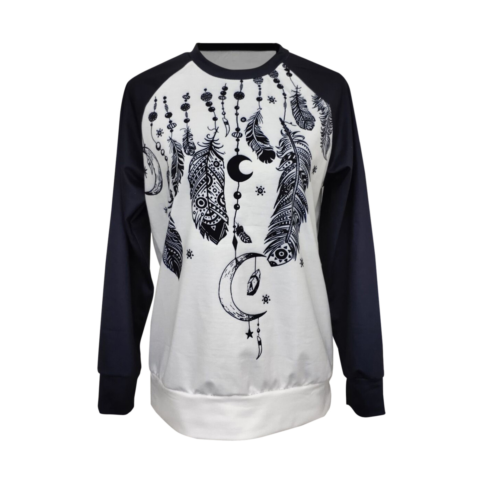 Women's Fashion Casual Print Long-sleeved Hoodie