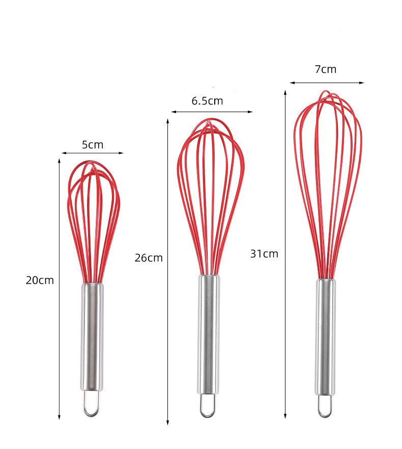 Title 5, Household Mini Baking Whisk Silicone Cream Whisk