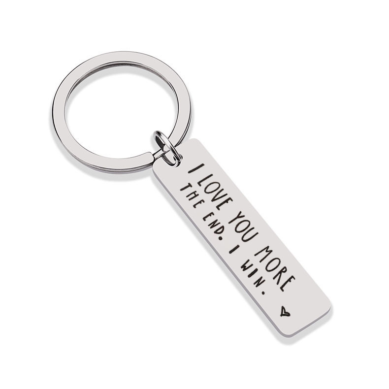 Title 5, Stainless Steel Keychain Female Personality Trend