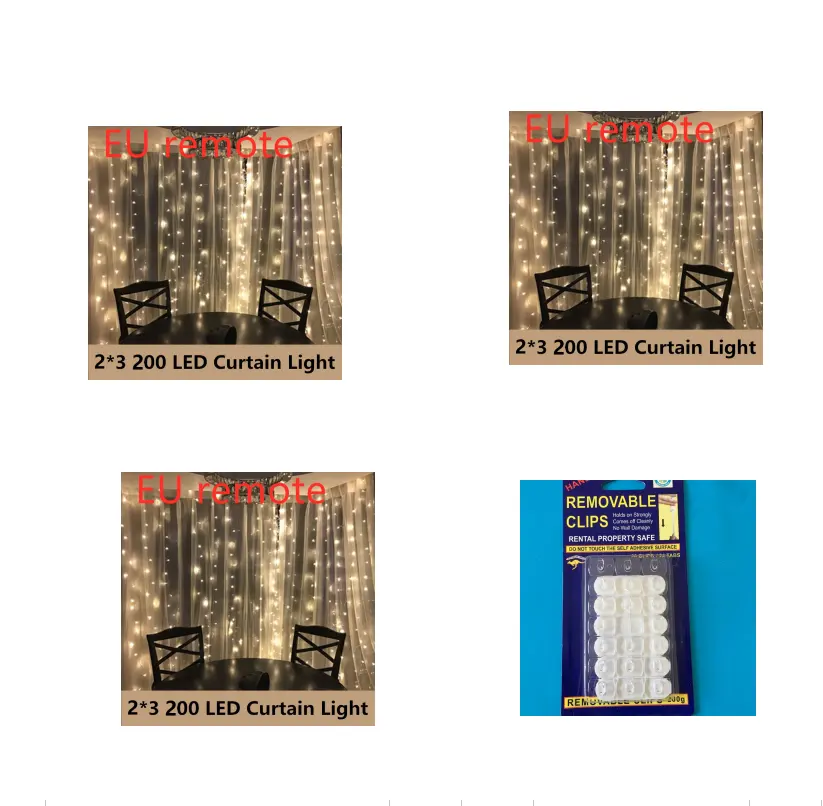 Holiday Decoration Lanterns Christmas Lights String Curtain