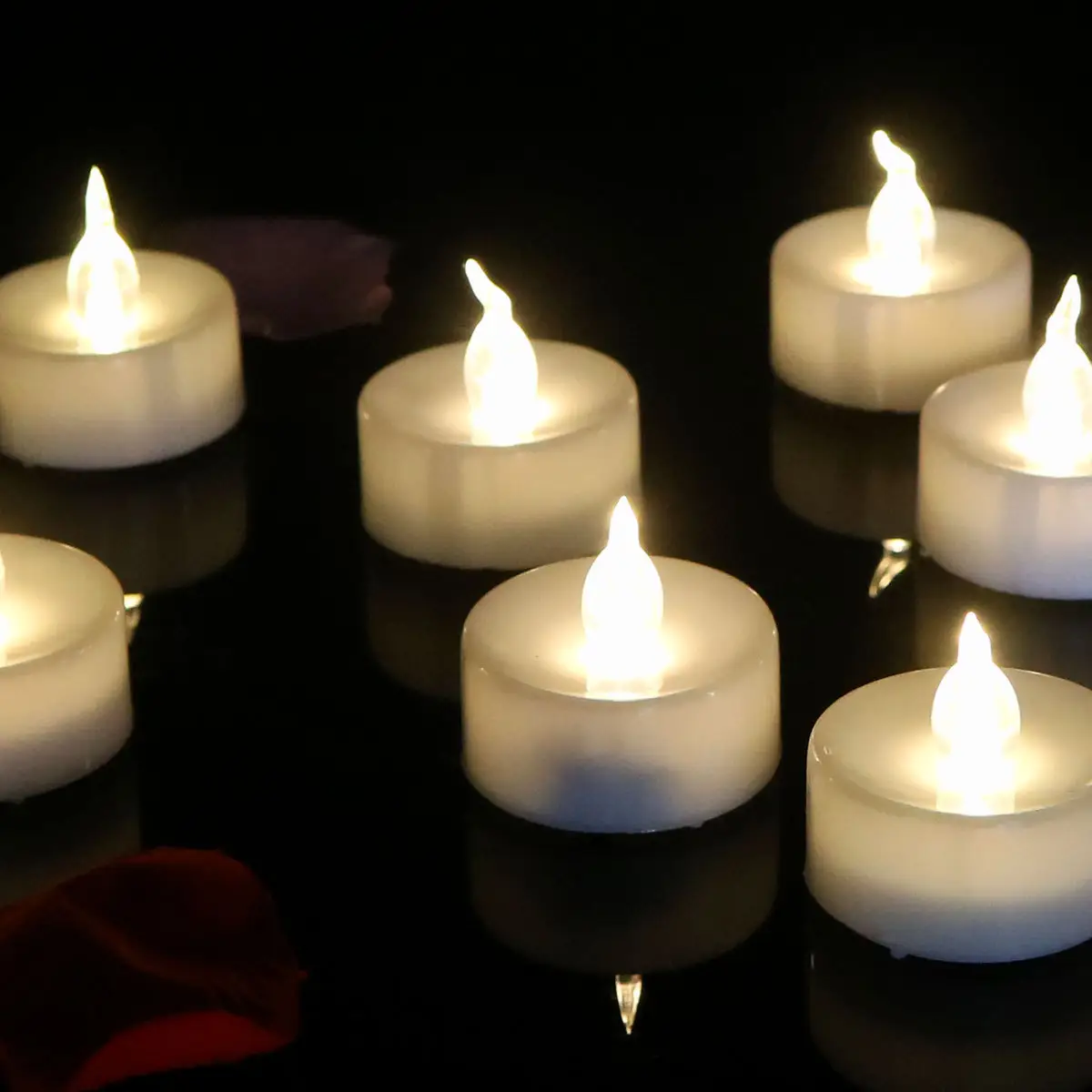 Electronic Candles Flickering LED Tea Light Battery