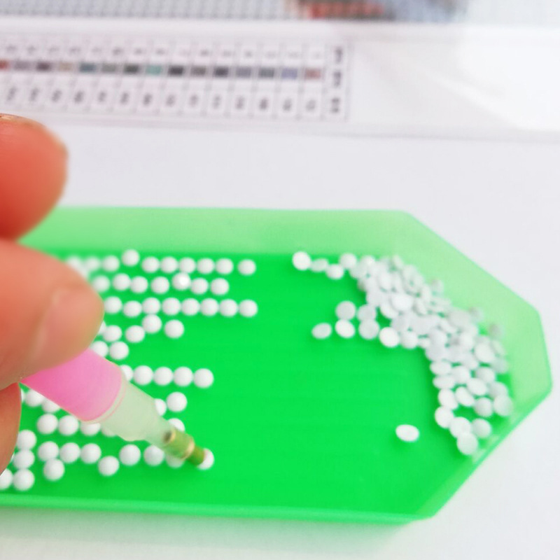 لوحة الماس الحصان الأبيض الجديدة بتقنية التطريز اللامع والكاملة بالماس