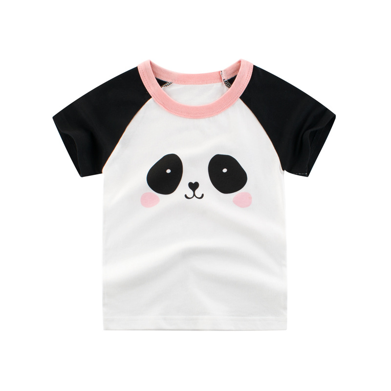 Summer Children's Short Sleeved T Shirt Girls Top