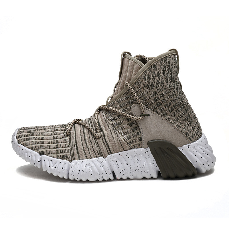 Title 6, Sneakers Flying Woven High-top Sneakers With Br...