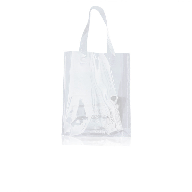 Transparent Symphony Laser Eva Shopping Tote Bag White - Shop at LoveMi