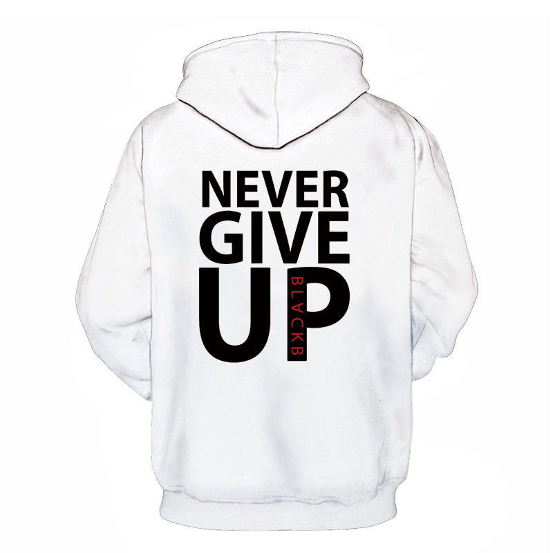 European And American Trend Ink Painting 3D Digital Sweater
