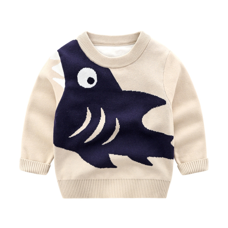Korean Cartoon Round Neck Pullover Jacket