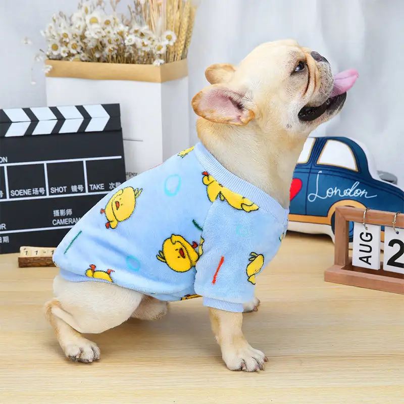 Pet Clothes Law Fighting Pug Dog Autumn And Winter Sweater