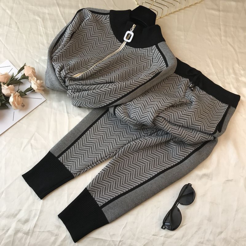 Winter Keep Warm Women Sweater Knitted Suits - Image 3