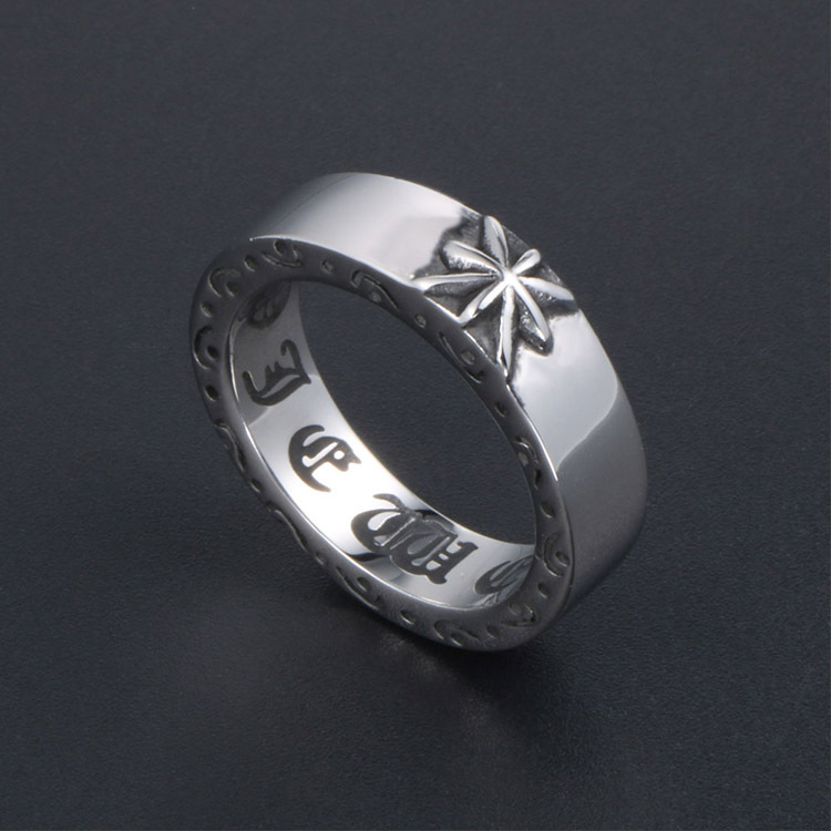 Title 2, Retro Titanium Steel Ring Male Temperament Simp...