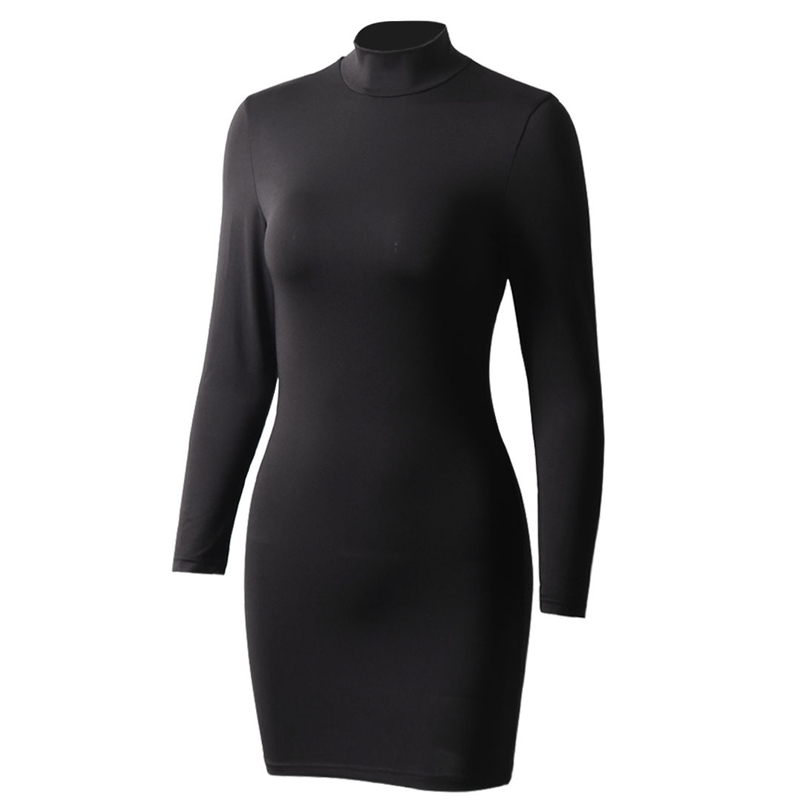 Women's Sexy Temperament High Neck One Step Skirt Dress
