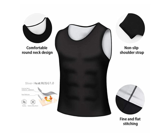 Sweat Suit Body Shaping High Elastic Silver Ion Abdomen Yoga Suit Postpartum Waist Support Chest Underwear Vest