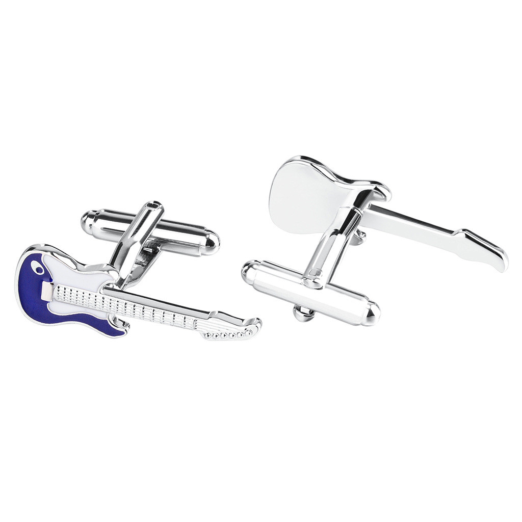 Guitar Instrument Cufflinks, picture 3 of 4