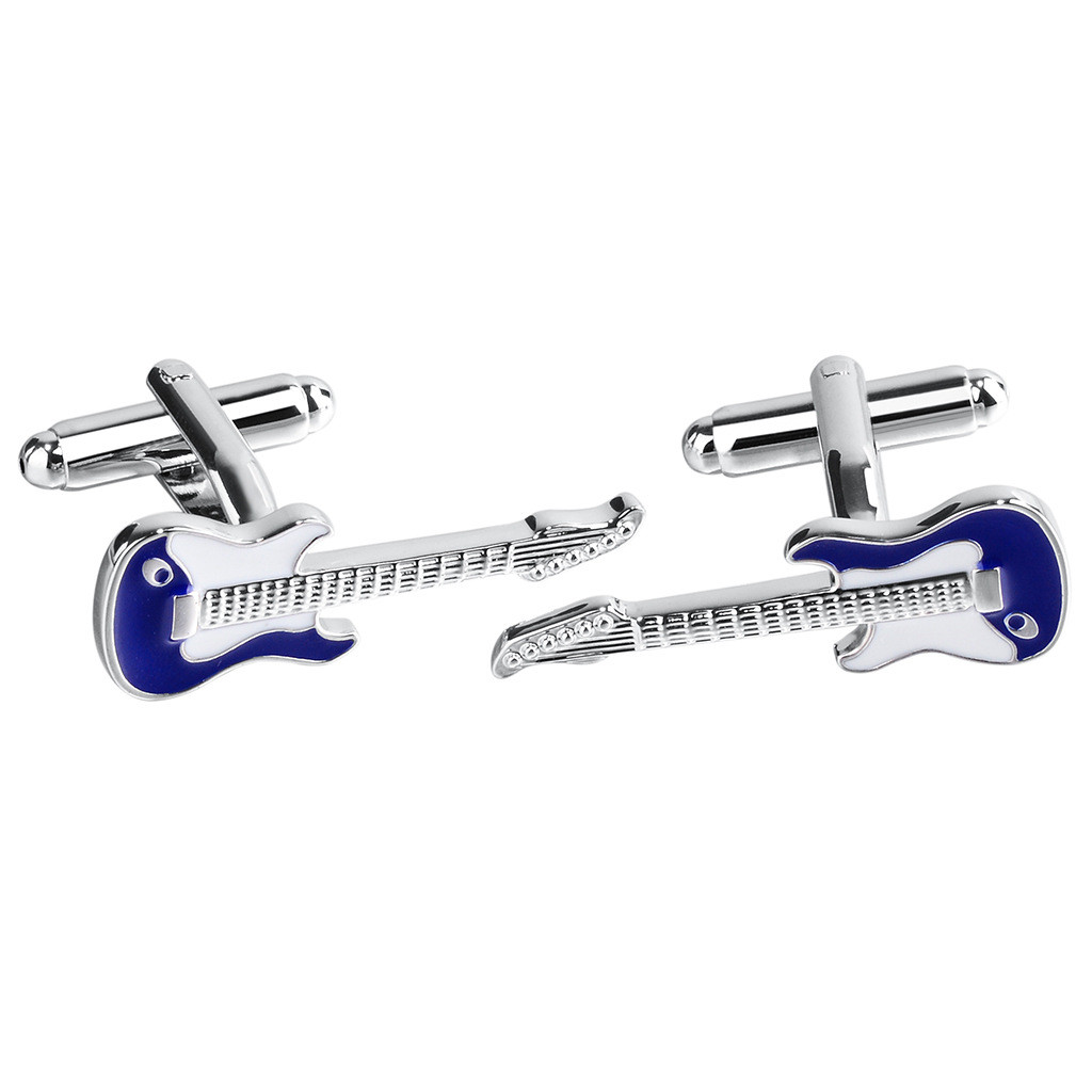 Guitar Instrument Cufflinks, picture 2 of 4