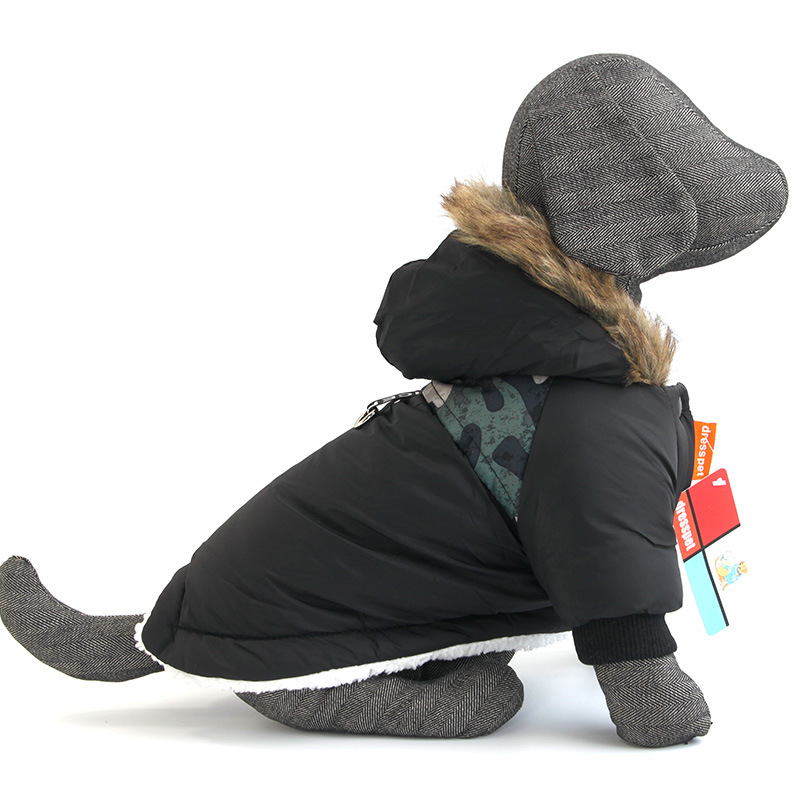 Title 6, Hunde Herbst Winter Kleidung Weste Hoodie Zweib...