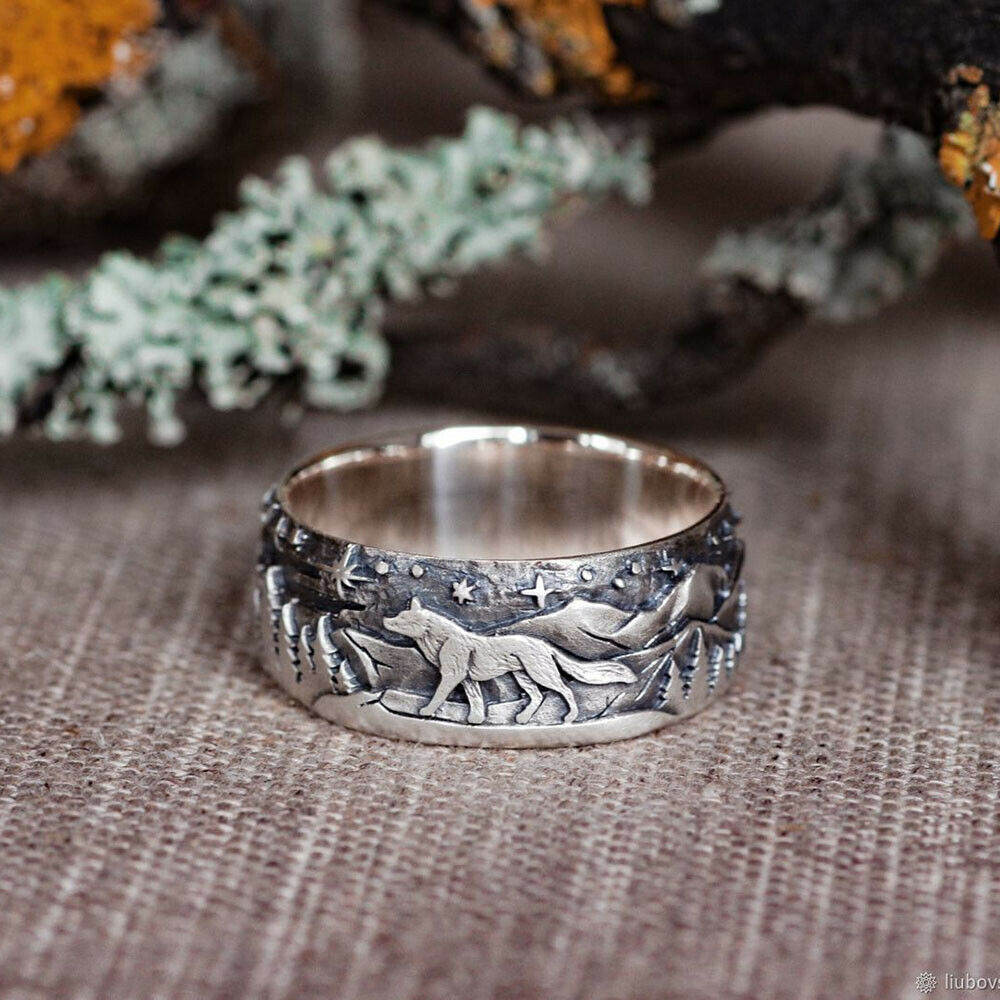 European and American Plated s925 Vintage Thai Silver Ring