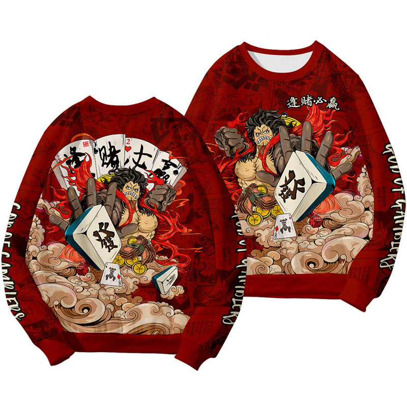 Swallowing Bullfighting Plus Velvet Long-sleeved Round Neck Sweater