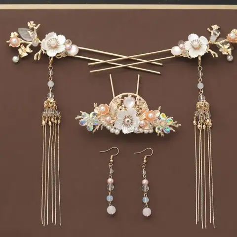 Hairpin Forehead Tassel and Princess Head Jewelry