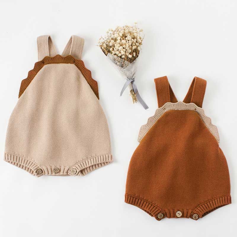 Title 1, Wool baby boys and girls one-piece romper with ...