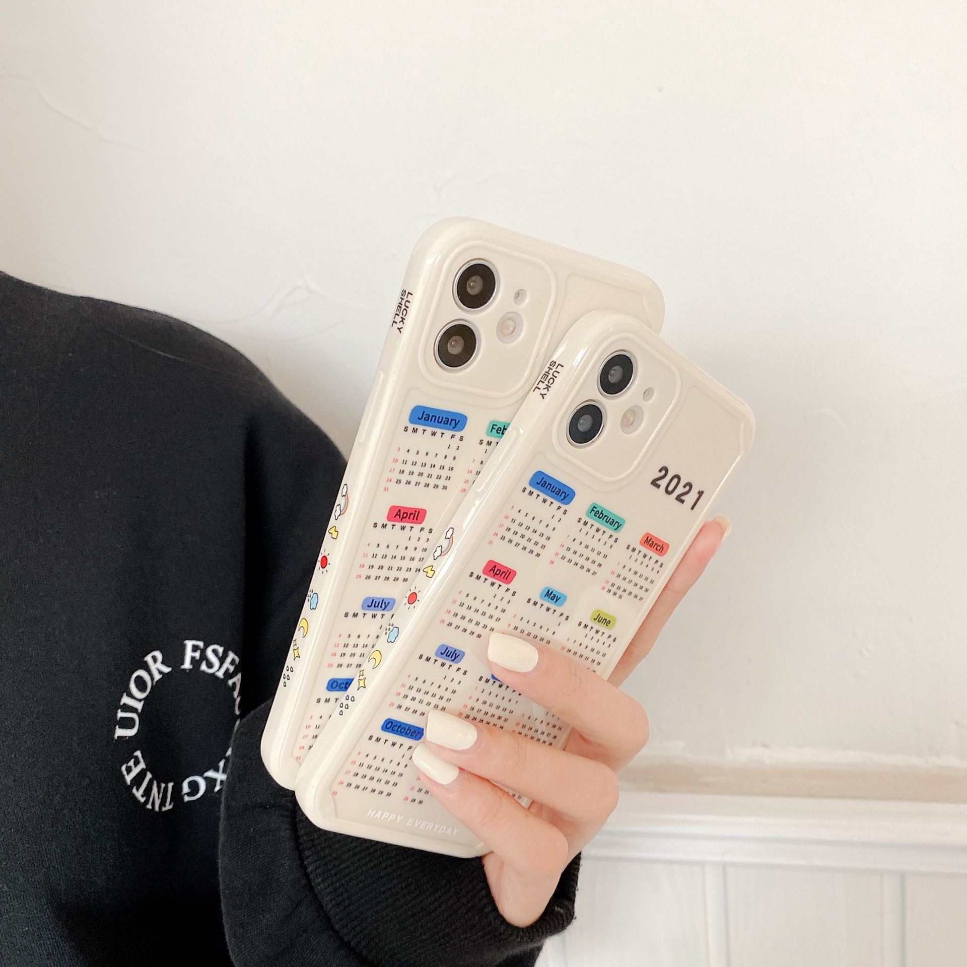 Side Year Calendar For Mobile Phone Case Soft Case