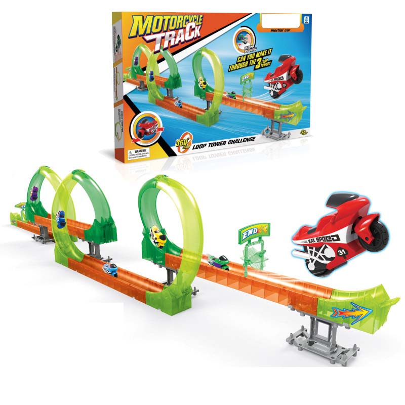 Title 5, Mini Track Roller Coaster Racing Motorcycle Chi...