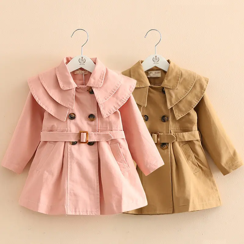 Spring and Autumn New Cotton Girls Windbreaker