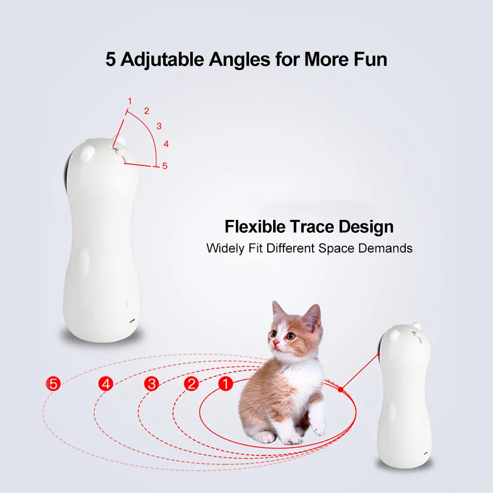 Automatic Laser Cat Toy Bear LED Red